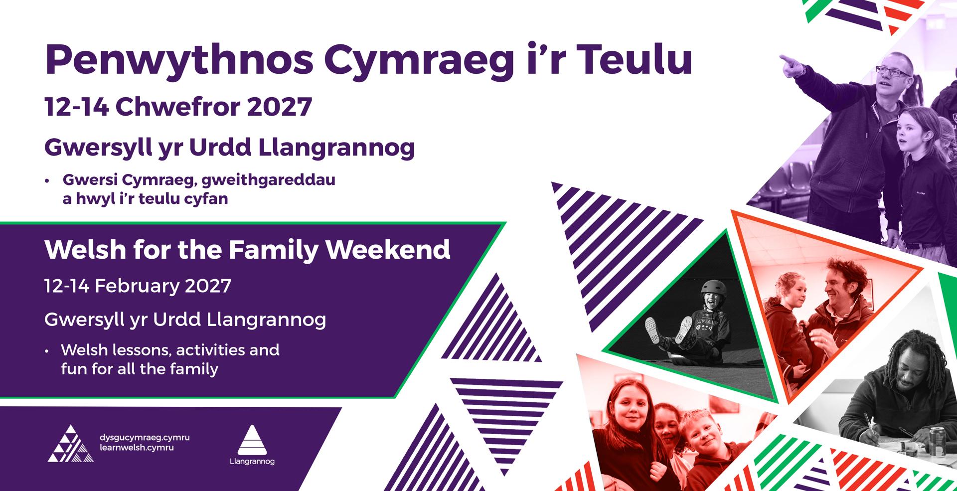 Penwythnos Cymraeg i'r Teulu yn Llangrannog